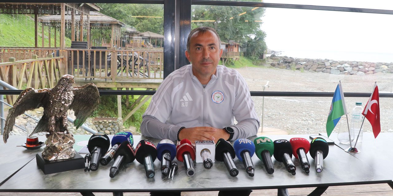 Çaykur Rizespor Teknik Direktörü Uçar, Fenerbahçe maçı öncesi değerlendirmede bulundu