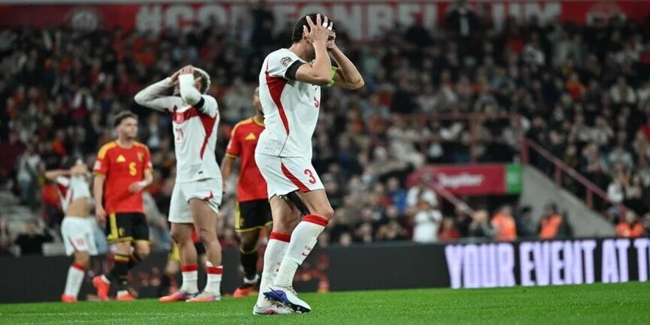 A Milli Futbol Takımı, Belçika'ya 3-0 mağlup oldu