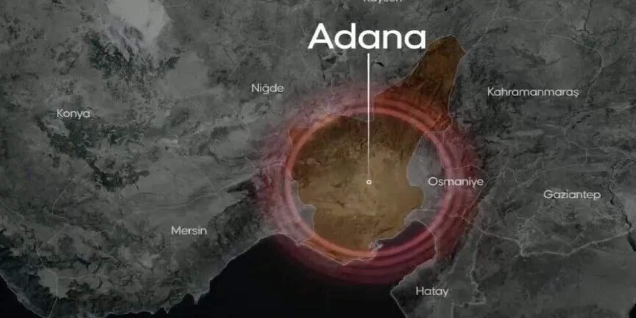 Adana'da 4,8 büyüklüğünde deprem