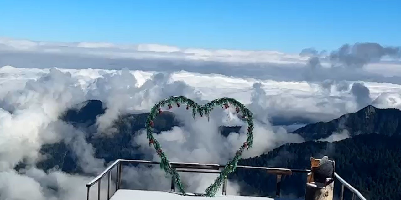 Rize'nin yayları beyaza büründü