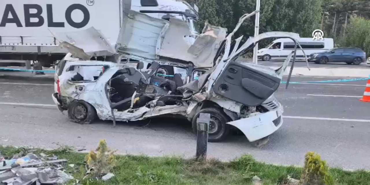 Ankara'da trafik kazasında 2 kişi öldü, 2 kişi yaralandı