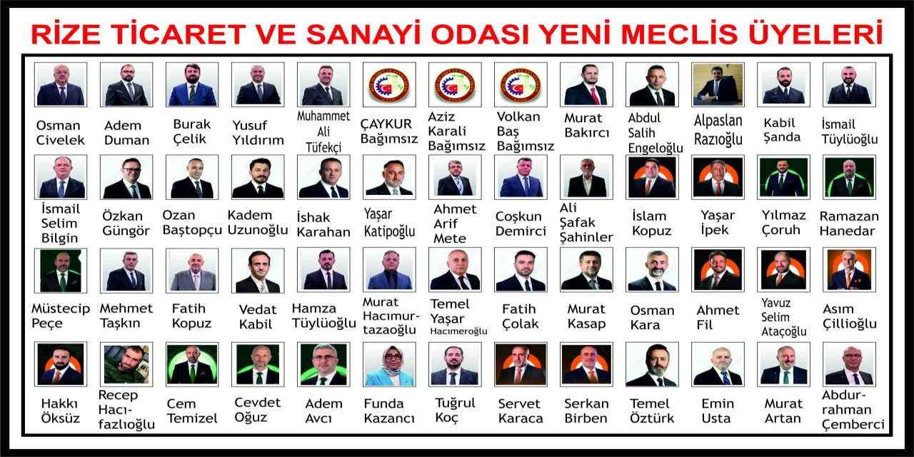 RTSO Seçimlerinden Koalisyon Çıktı: 21 Komitede 52 Meclis Üyesi Belli Oldu! İşte İsim İsim Tam Liste