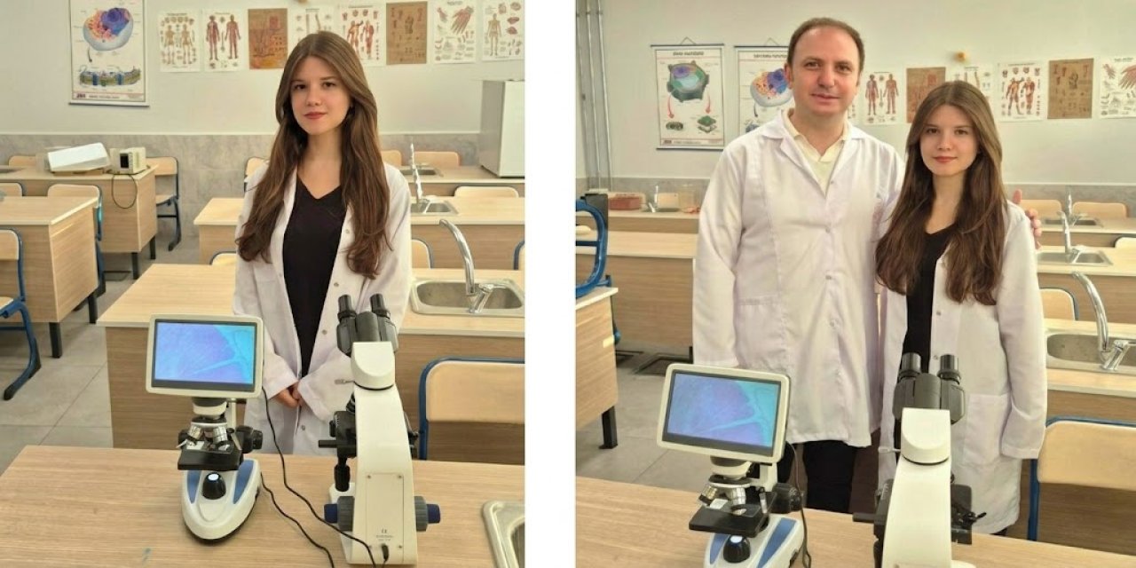 Lise öğrencisi Ece Defne'nin bilimsel araştırması tıp dergisinde yayımlandı