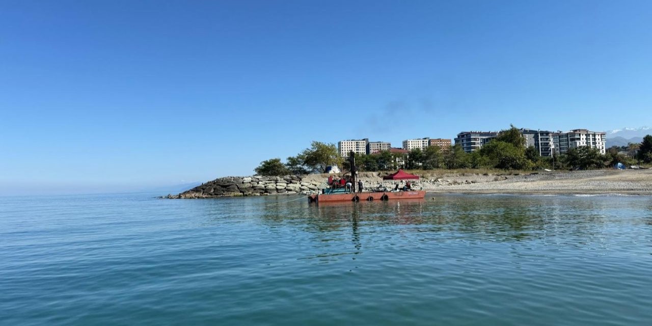 Pazar Sahilköy’de Kıyı Koruma Projesinde Sondajlar Bitti