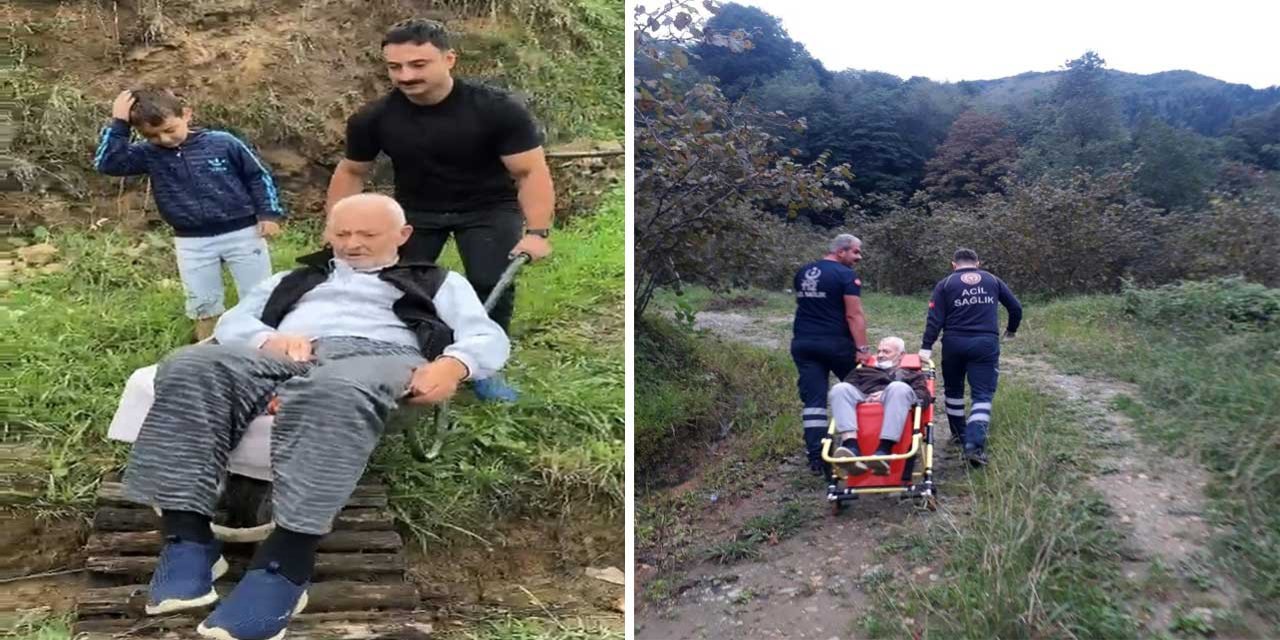 Trabzon'da diyaliz hastasının "yol" çilesi