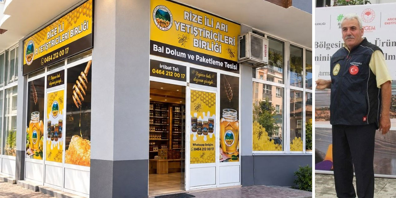 Bakanlık puanladı: Rize Arı Yetiştiricileri Birliği'ne 1. Derece Tarımsal Örgüt Belgesi