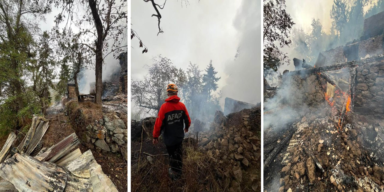 Artvin’de yangın: 3 katlı bina yandı