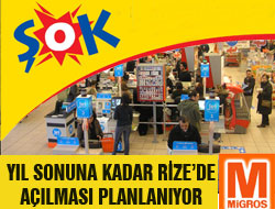 Migros Rize'de Açacak