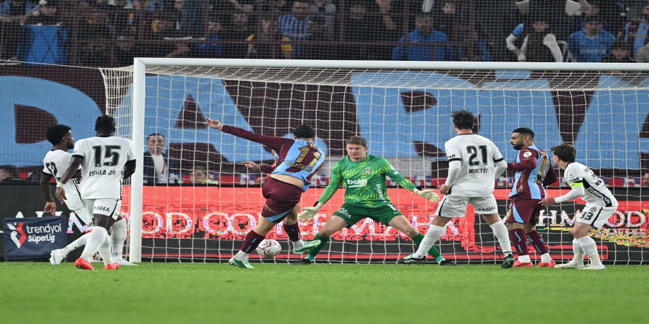 Trabzonspor, sahasında Beşiktaş'ı yendi