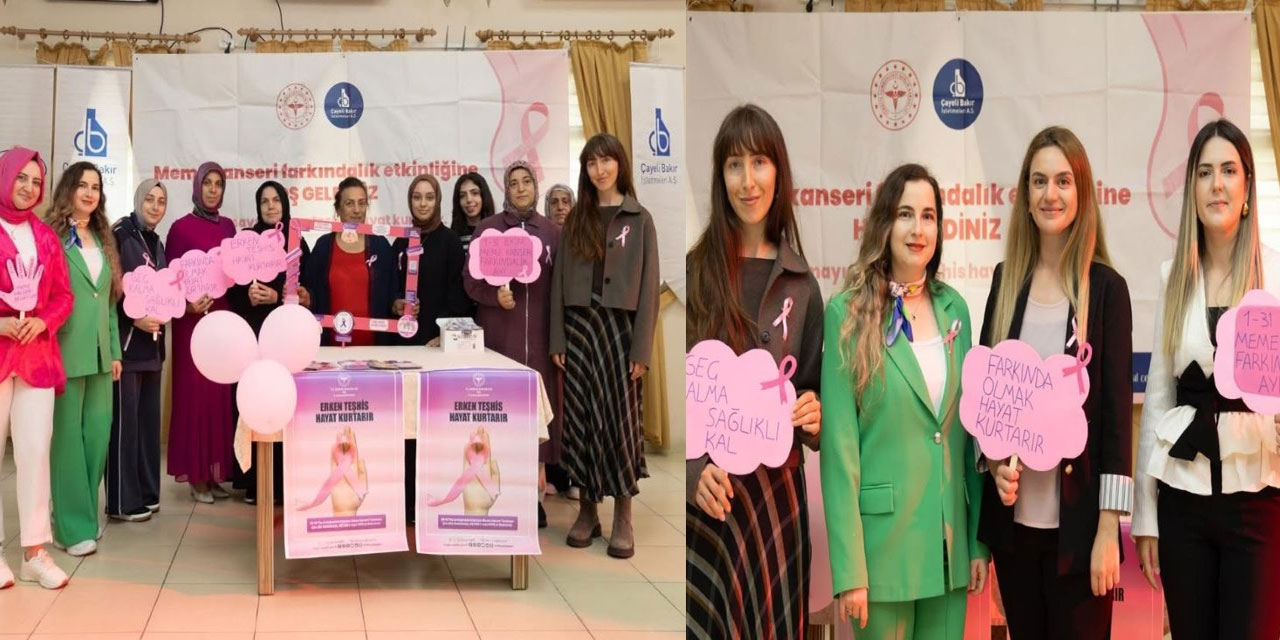 Çayeli'nde Meme Kanseri Farkındalık Etkinliği