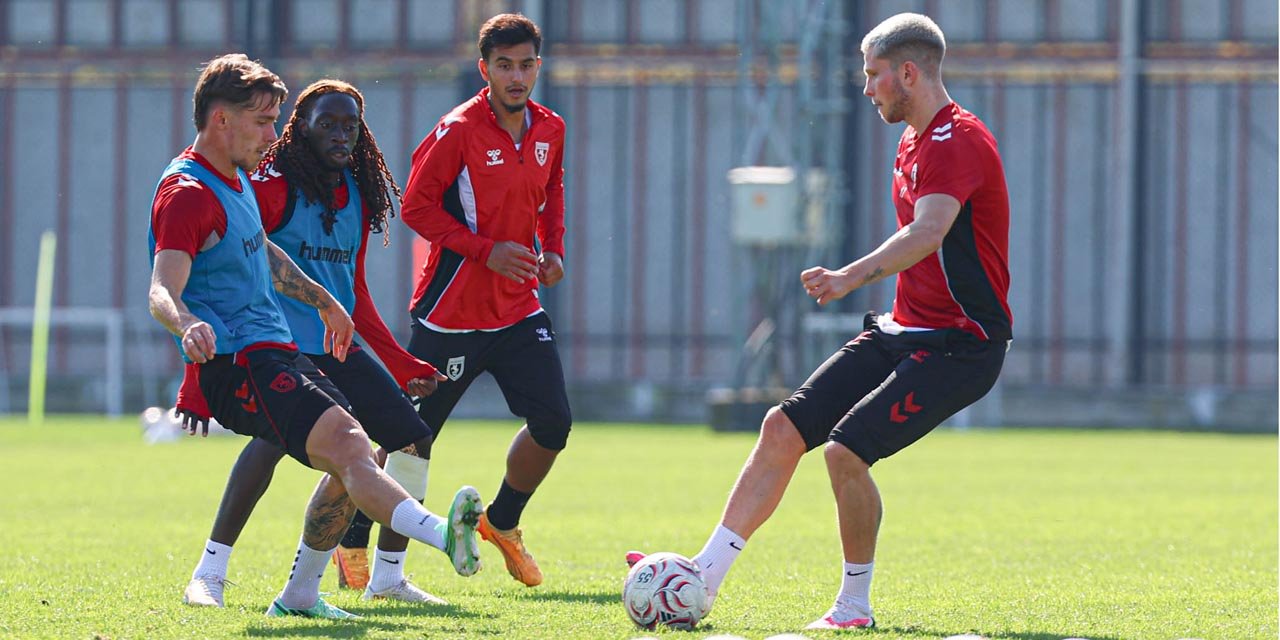 Samsunspor, Amed Sportif Faaliyetler maçının hazırlıklarını sürdürdü