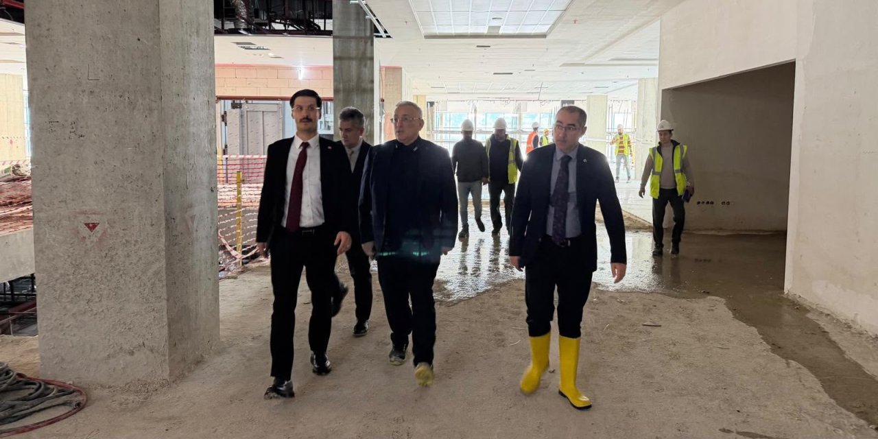 Sağlık Bakanlığı Genel Müdürlerinden Rize'de Recep Tayyip Erdoğan Şehir Hastanesi’ne Ziyaret