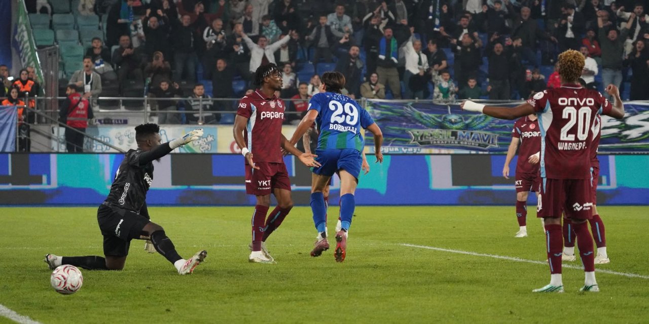 Tabzonspor Süper Lig’de 3 Hafta Sonra Rize'de Kalesinde Goller Gördü