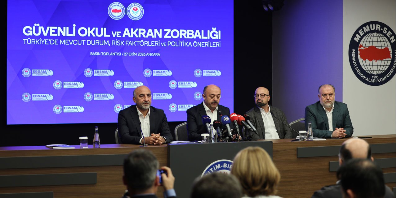 Eğitim-Bir-Sen’den, ‘Güvenli Okul ve Akran Zorbalığı’ araştırması