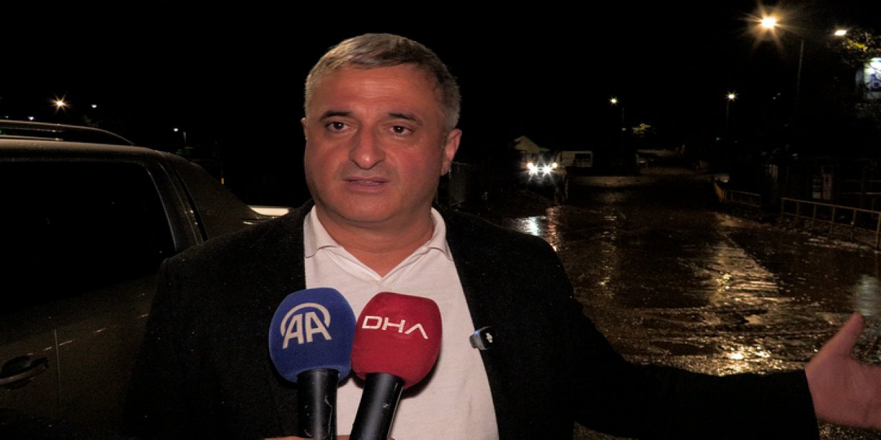 Rize'de sağanak etkili oldu