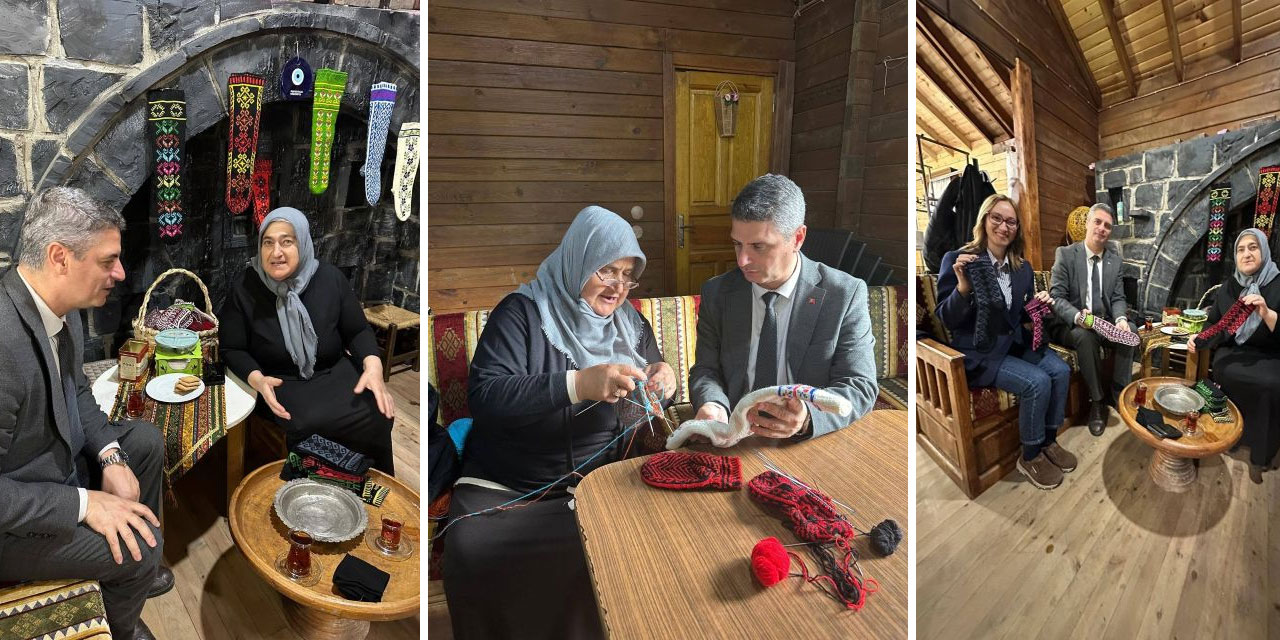Coğrafi İşaretli Hemşin Çorabı Modern Tasarımla Ekonomiye Kazandırılıyor