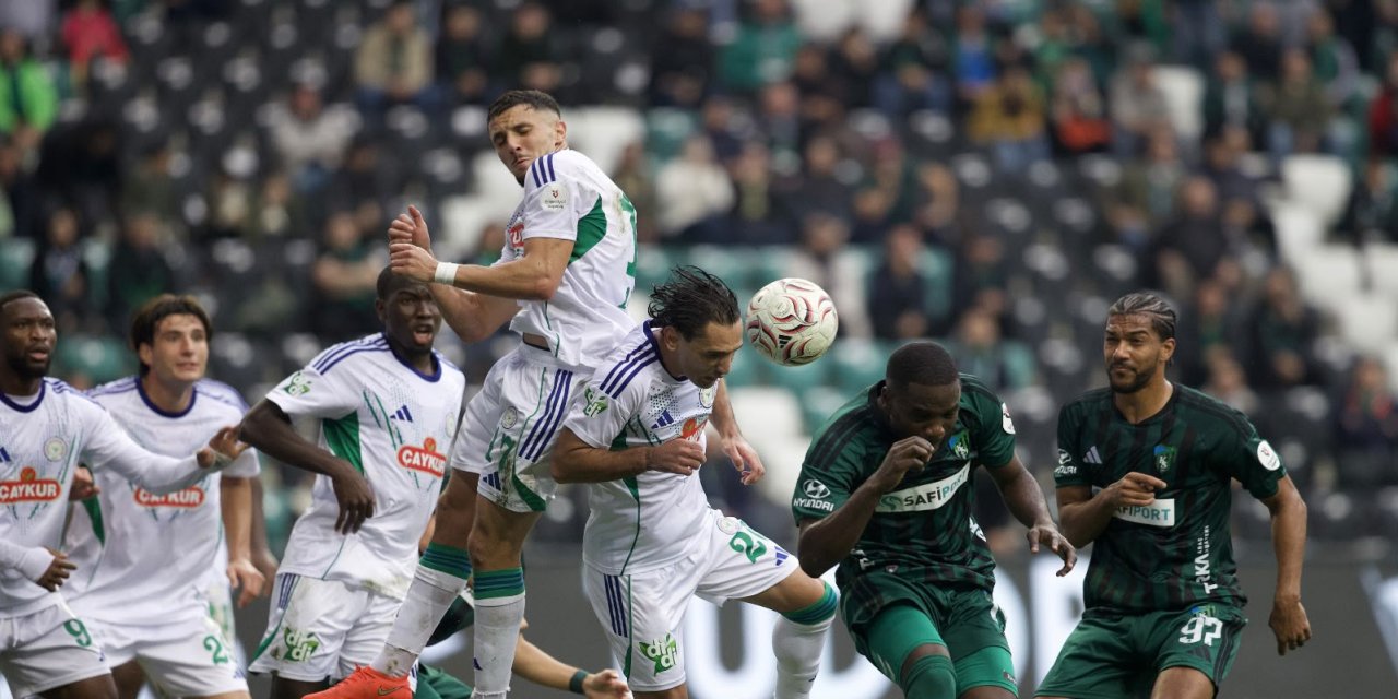 Kocaeli’de Golsüz Beraberlik; Çaykur Rizespor’un Galibiyet Hasreti 6 Maça Çıktı