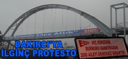 Bakırcı'ya İlginç Protesto