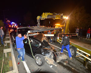 Trabzon'da zincirleme trafik kazası: 5 yaralı