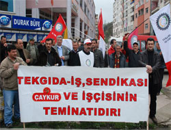 Rizeden Tekel İşçisineDestek