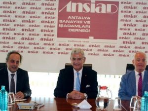 Ab Eski Bakanı Bozkır, Ansiad’ı Ziyaret Etti