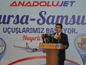 Bursa’dan Samsun’a Uçmak 55 Lira