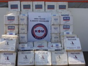 Ordu’da 72 Bin 390 Paket Kaçak Sigara Ele Geçirildi