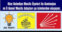Partilerin adayları