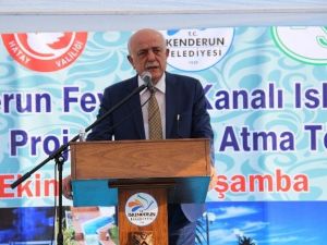 Kktc’li Bakan Atun, İskenderun’da Temel Atma Törenine Katıldı