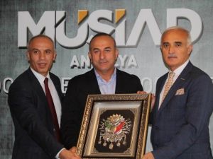 Çavuşoğlu, Müsiad Üyeleriyle Buluştu