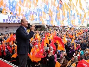 Süleyman Soylu, Vakfıkebir’deki Mitingde Konuştu