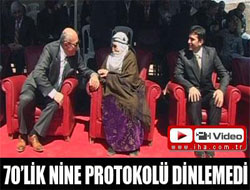 70'lik nine vali olmak isteyince!- VİDEO