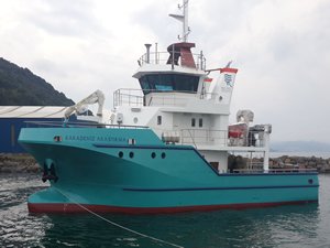 RTEÜ İçin Yapılan Karadeniz Araştırma Gemisi Denize İndirildi