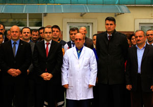 Rize'de Sağlık Çalışanları Terör Eylemlerini Protesto Etti‏