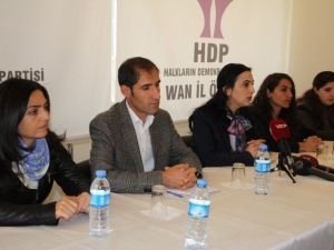 Hdp Eş Genel Başkanı Yüksekdağ Van’da