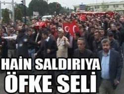 Samsun'da hain saldırıya öfke seli hakim