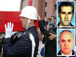 Şehid 2 polisi, 10 bin kişi uğurladı