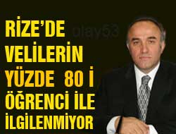 Rize'de Veliler İlgisiz