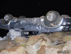 Rize'de Trafik Kazası: 1 Yaralı