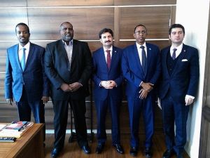 Ak Parti Genel Başkan Yardımcısı Üstün, Somali Enerji Ve Tabi Kaynaklar Bakanı İle Bir Araya Geldi