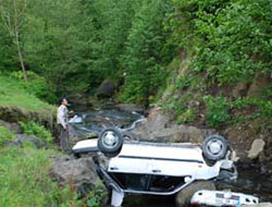 Rize'de Trafik Kazası 2 Yaralı