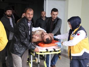 Kamyonun Üzerinden Düşen Şahıs Ağır Yaralandı