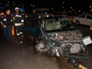 Samsun’da Trafik Kazası: 2 Yaralı