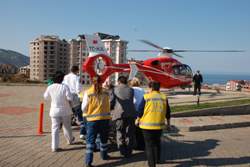 Ambulas Helikopter 27 Kez Havalandı