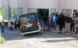 Baybut'ta İnanılmaz Kaza:1 Yaralı