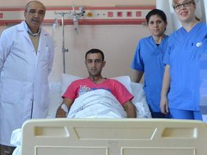 Para Yutan Şahıs Ameliyatla Sağlığına Kavuştu