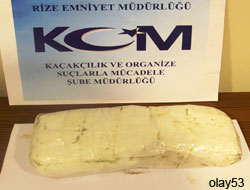 Rize'de 2,5 Ayda 2,5 Kg Uyuşturucu Yakalandı