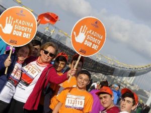 İstanbul, ’Kadına Şiddete Dur’ Dedi