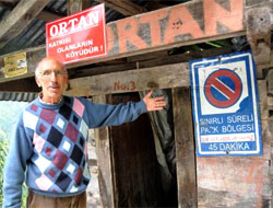 Rize'de İlginç Tabelalı Köy