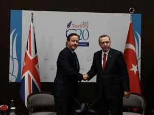 Cumhurbaşkanı Erdoğan, Cameron İle Görüştü